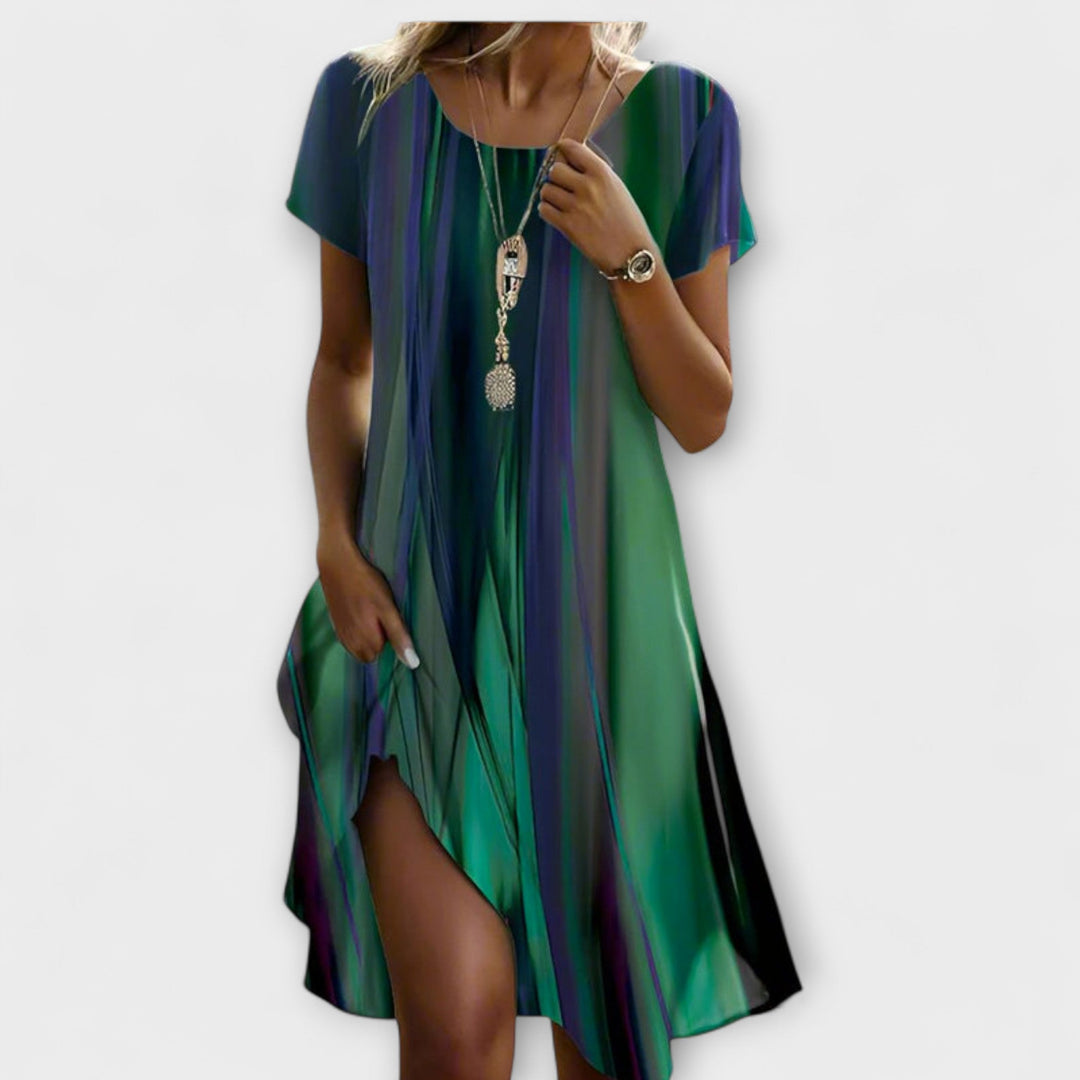 Ruth - Relaxed O-Neck Midi Summer Dress