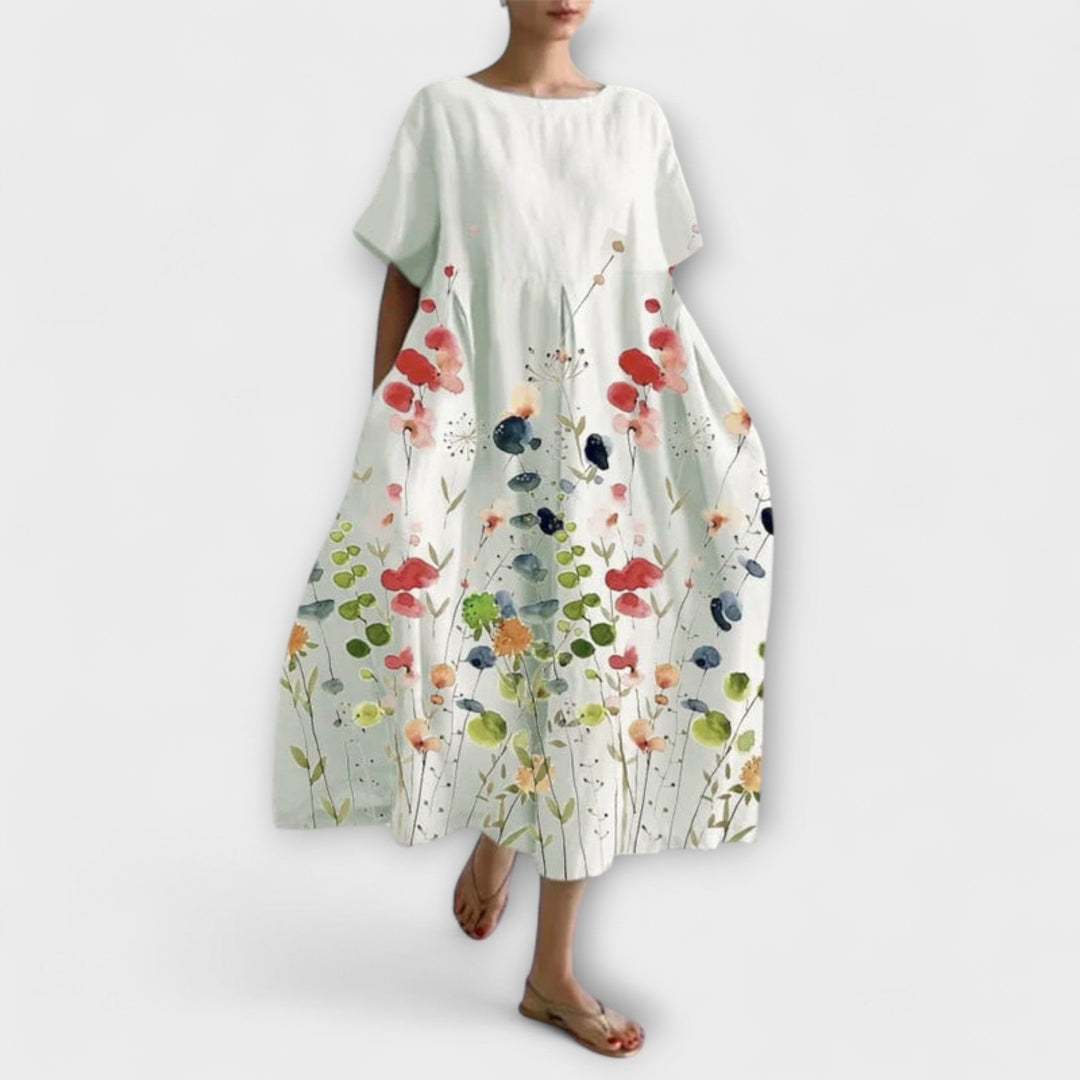 Liliana – Soft Viscose Floral Dress