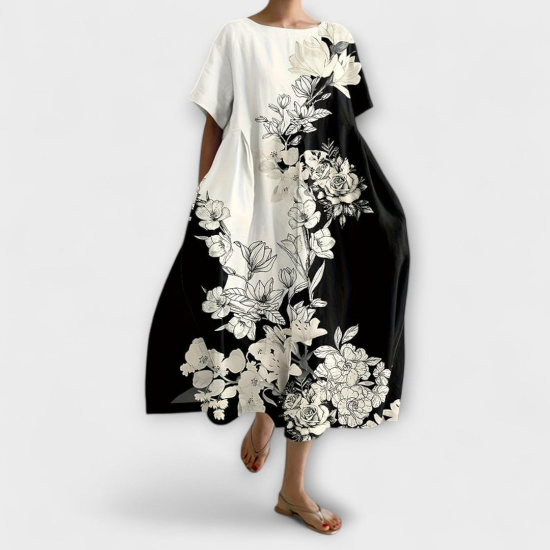 Luna - Garden-Inspired Midi Dress