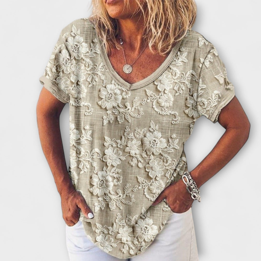 Angelica - Sunset Blossom T-Shirt