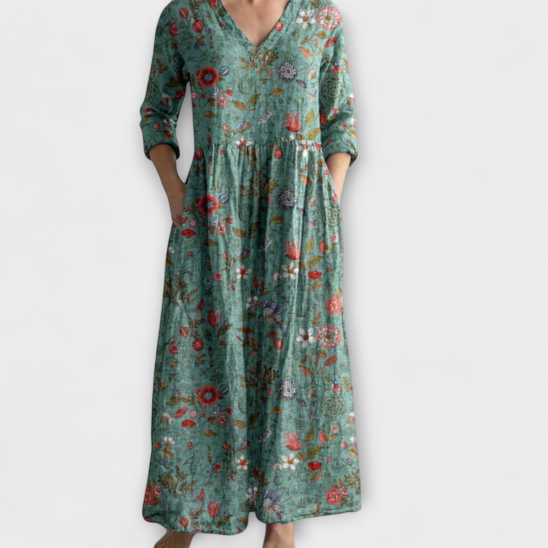 Kenzie - Graceful Floral Dress for Effortless Elegance