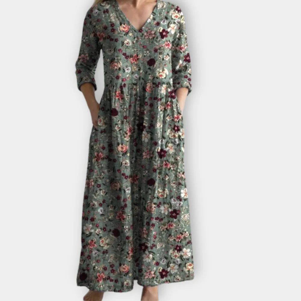 Georgina - Bohemian Ocean Breeze Maxi Dress