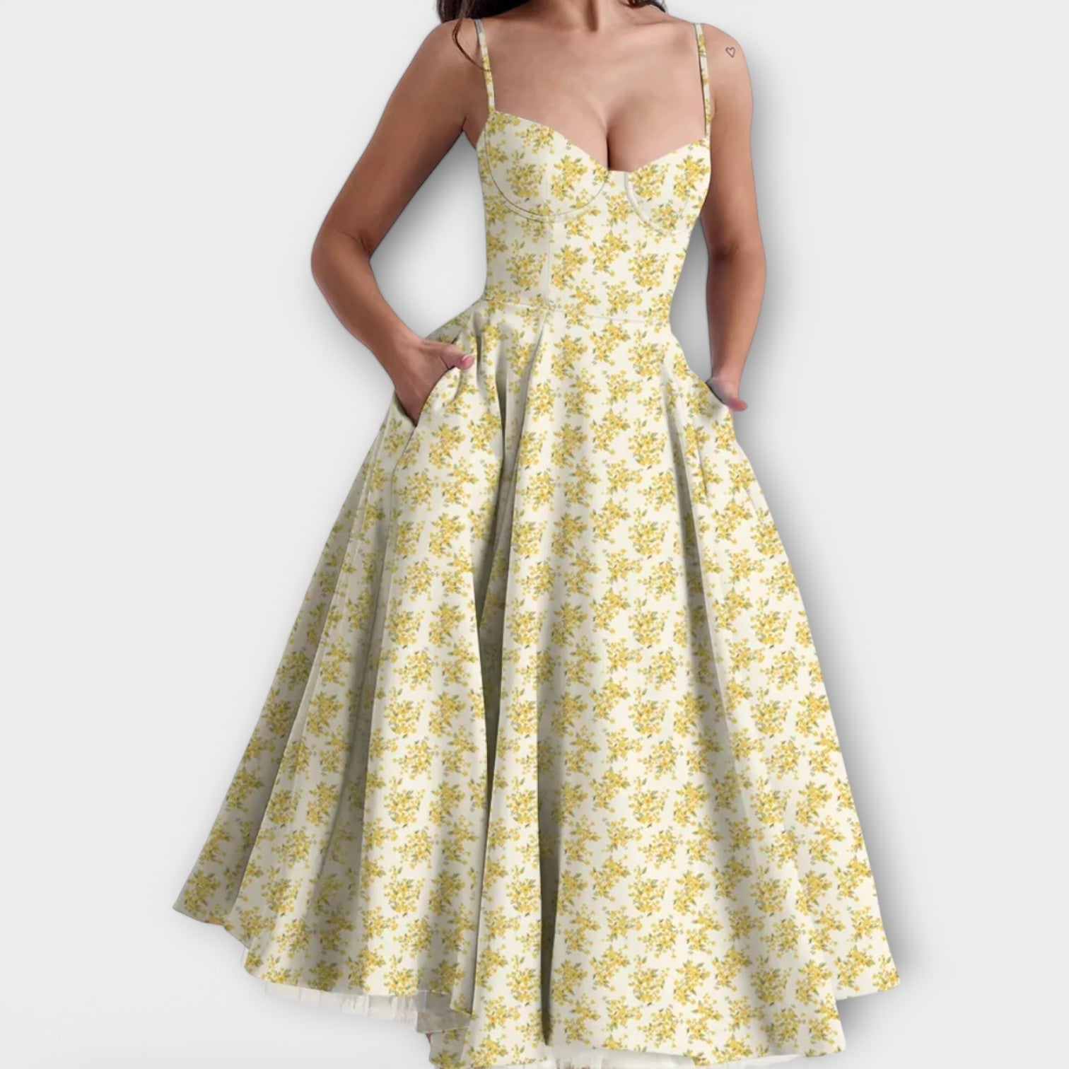Yellow Floral / 2XL