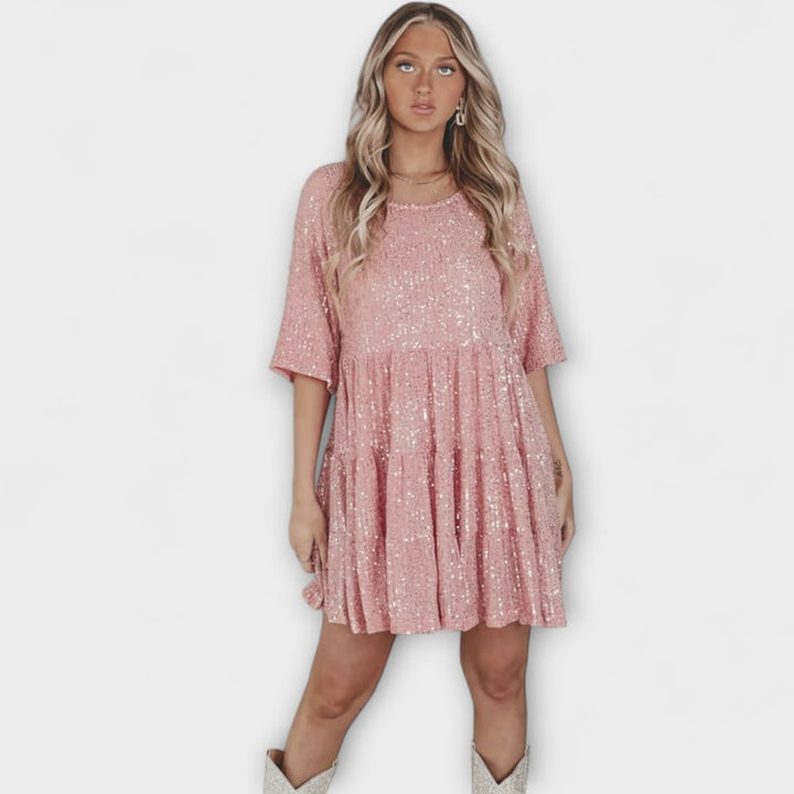 Coco - Glittering Sequin Mini Dress