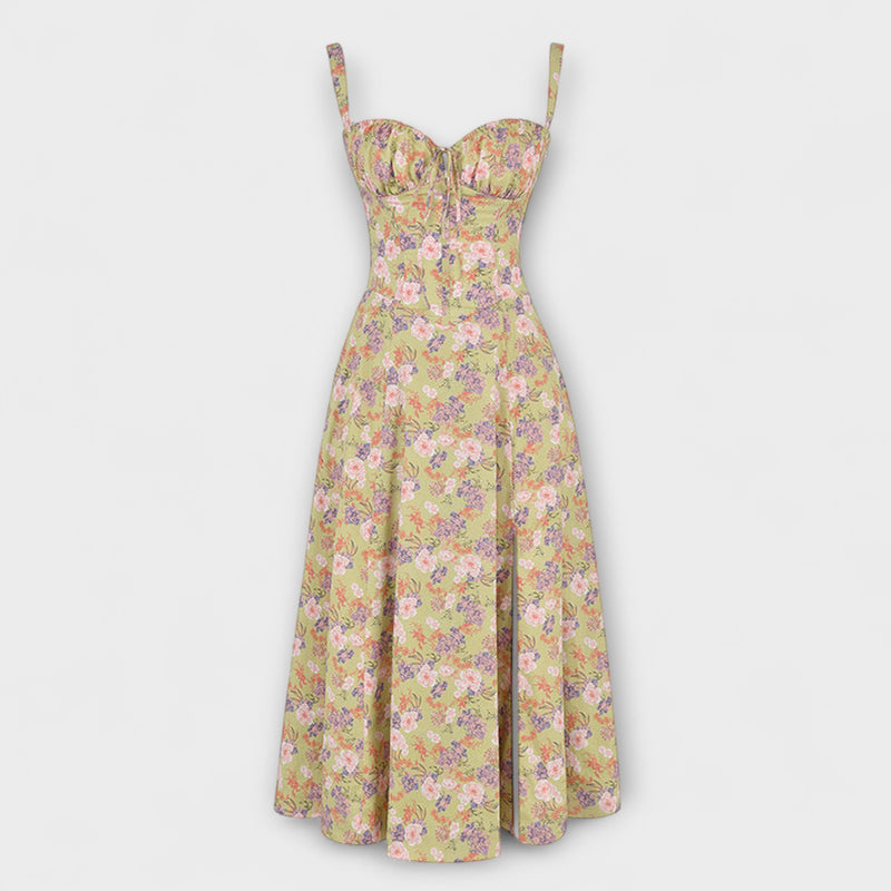 Oakley - Chic French-Inspired Belted Strap Dress