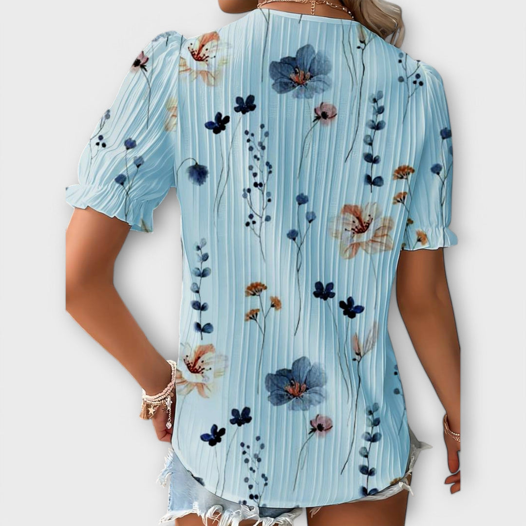 Emily - Fashionable Blouse with V-Neck