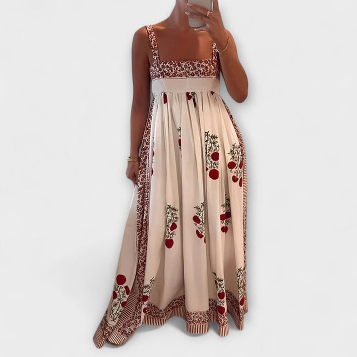 Lyla - Floral Maxi Dress with Spaghetti Straps