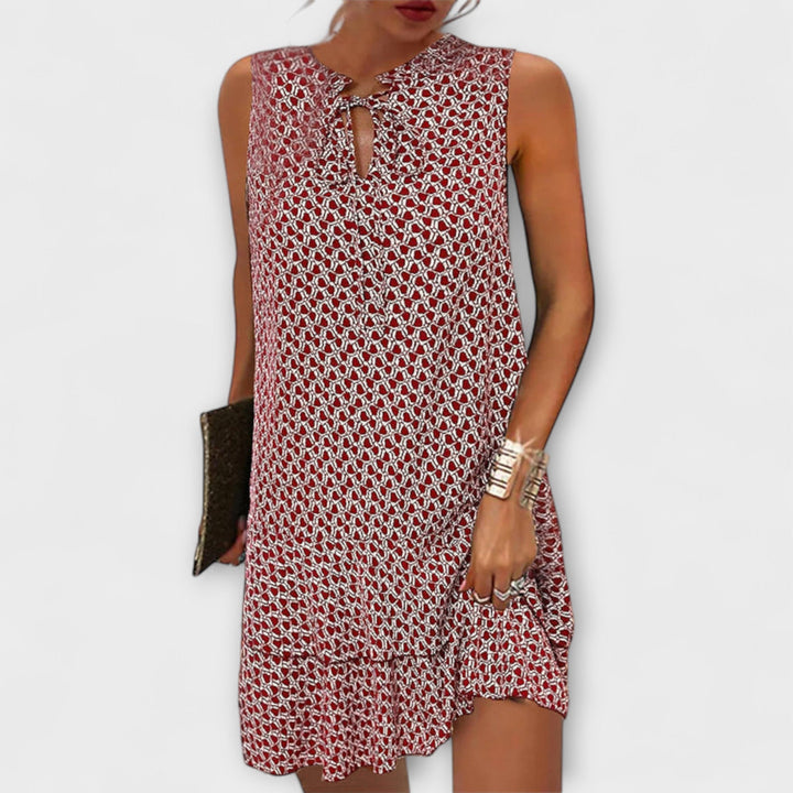 Daisy - Chic Ruffled Sleeveless Mini Dress
