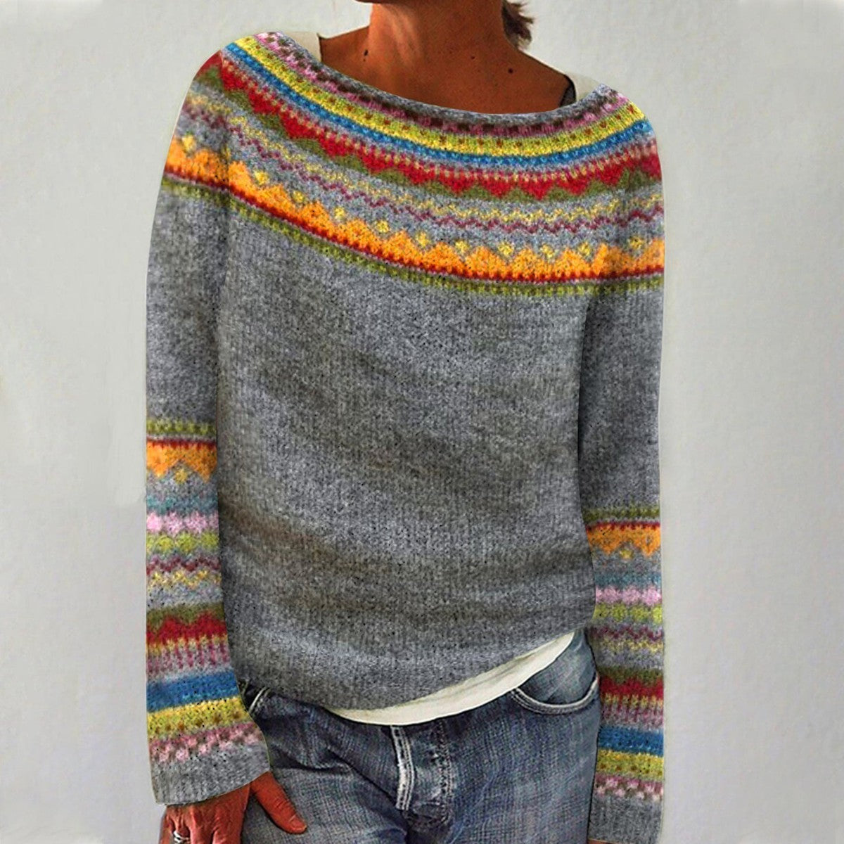 Gray/Rainbow / 2XL