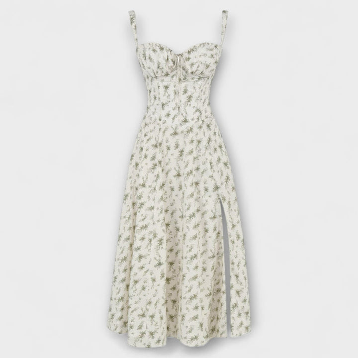 Oakley - Chic French-Inspired Belted Strap Dress