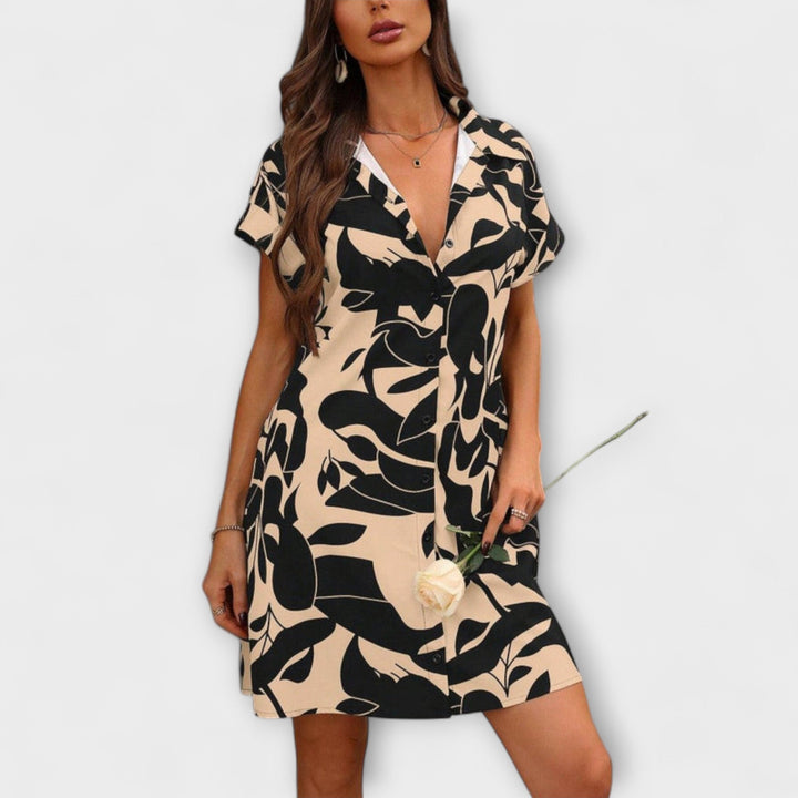 Millie - Stylish Printed Shirt Dress for Effortless Elegance