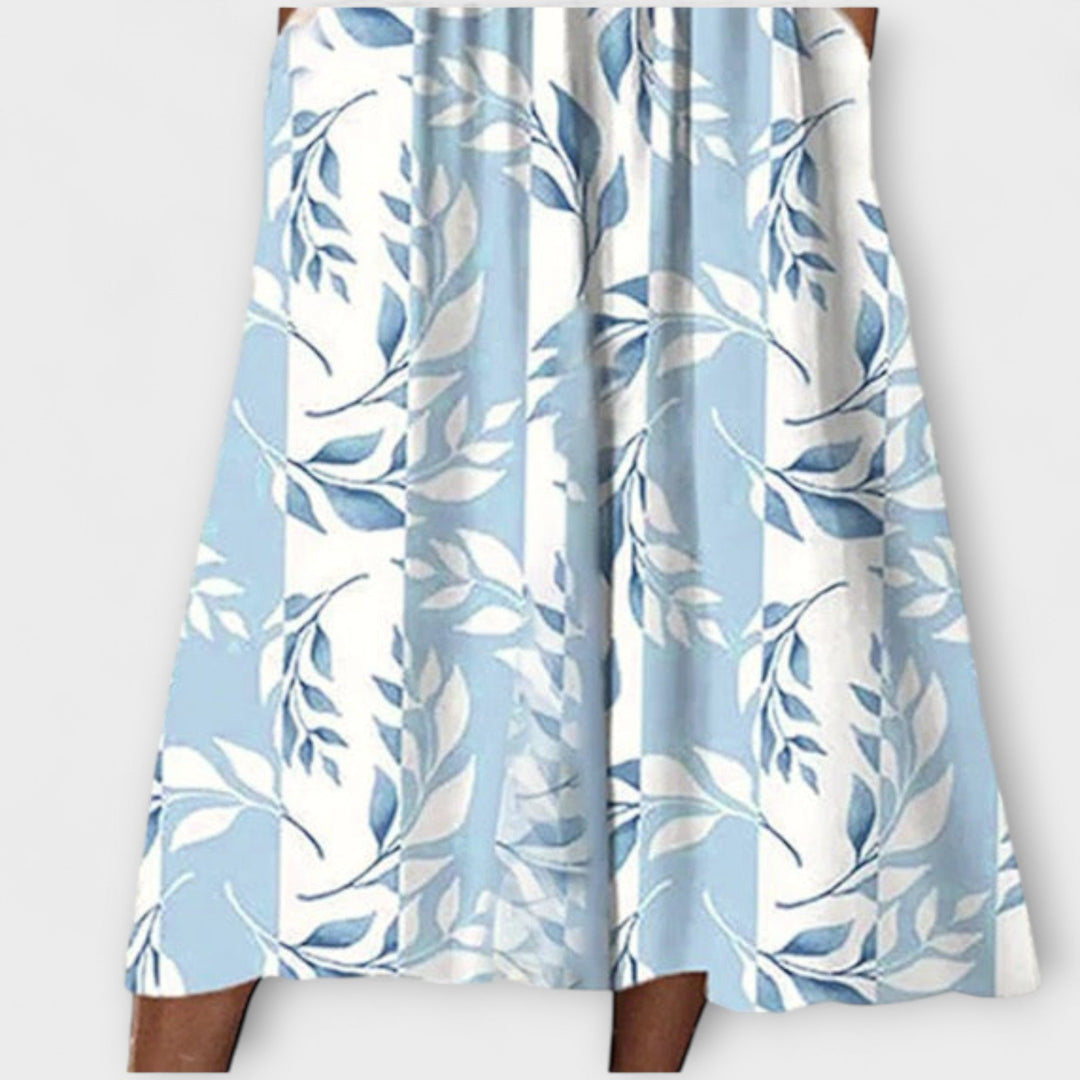 Greer - Floral Midi Dress Set with Coordinating Jacket