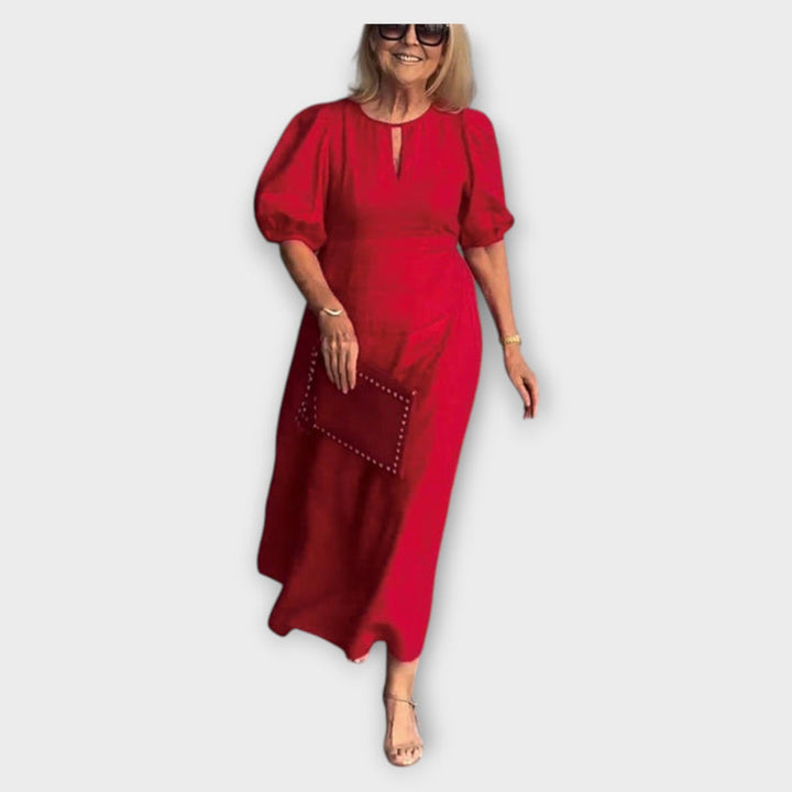 Frankie - Stylish Loose Dress with Chic Bubble Sleeves