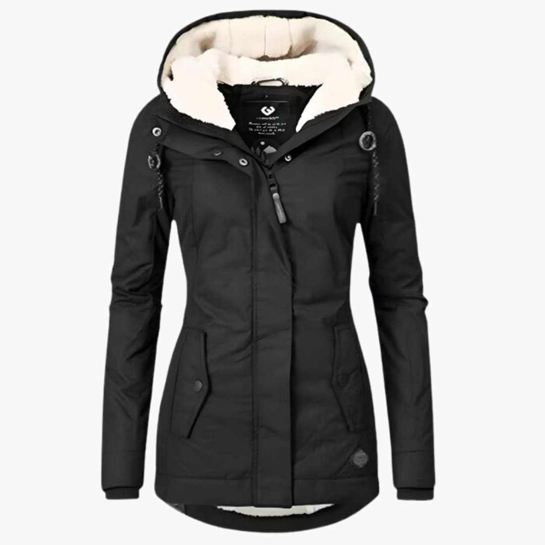 Zaylina - Long Winter Coat with Water-Repellent Finish