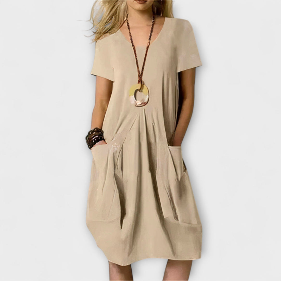 Gabrielle - Breezy Summer Maxi Dress with Pockets