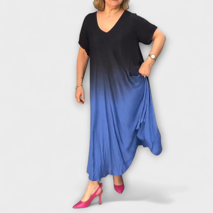Joan - Breezy Gradient Maxi Dress for Summer
