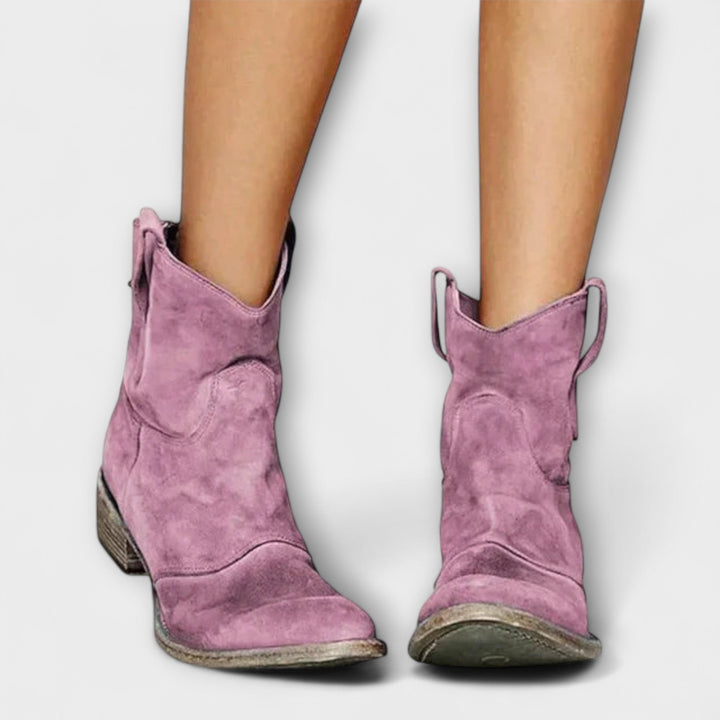Chiara - Retro Western Cowboy Boots