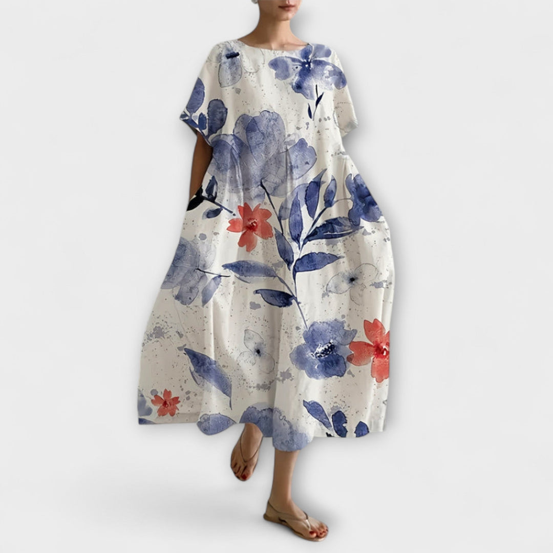 Karin - Joyful Floral Dress
