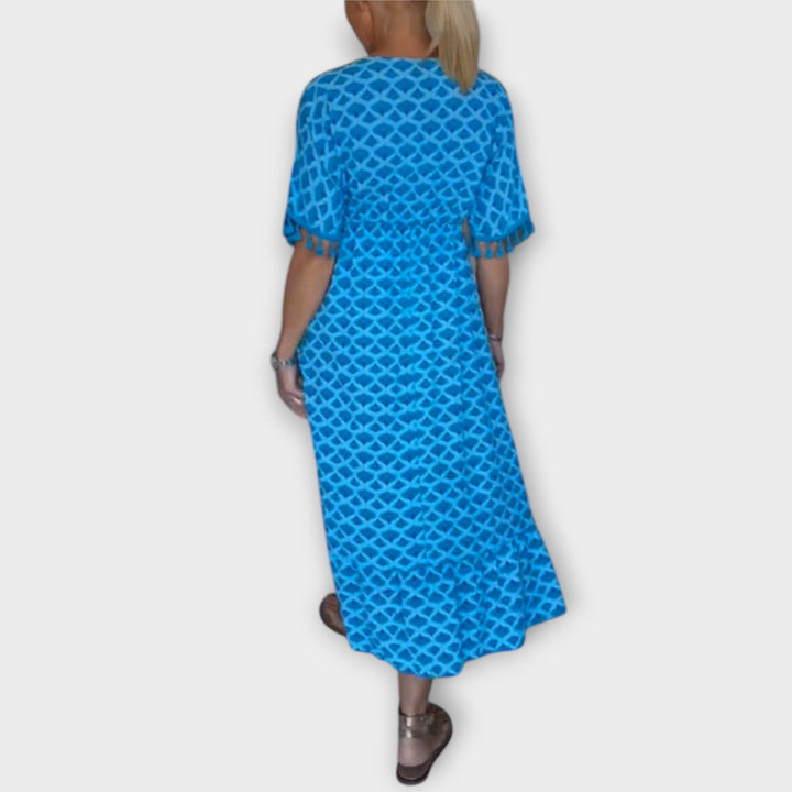 Winona - V-Neck Tassel Dress for Summer