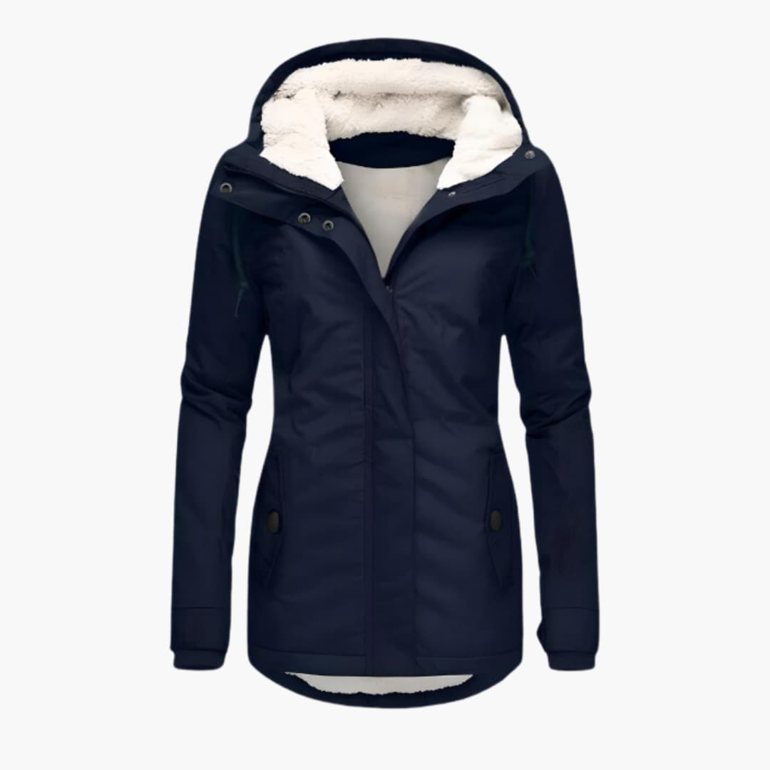 Zaylina - Long Winter Coat with Water-Repellent Finish