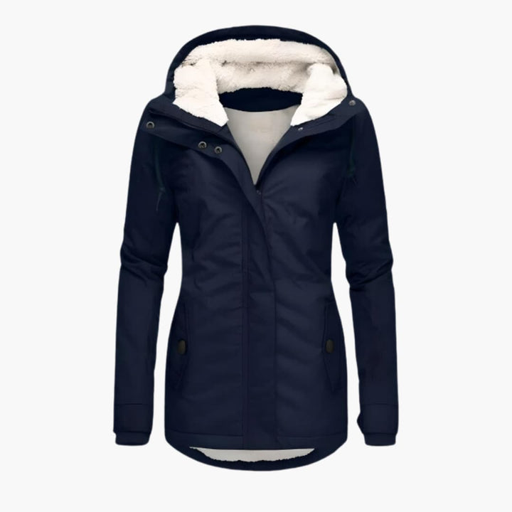 Zaylina - Long Winter Coat with Water-Repellent Finish