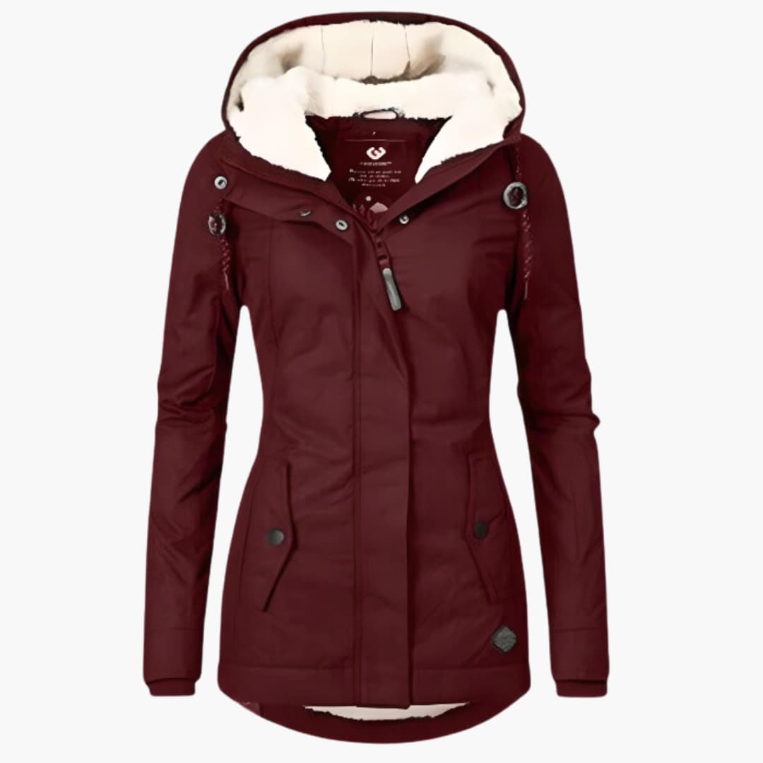 Zaylina - Long Winter Coat with Water-Repellent Finish