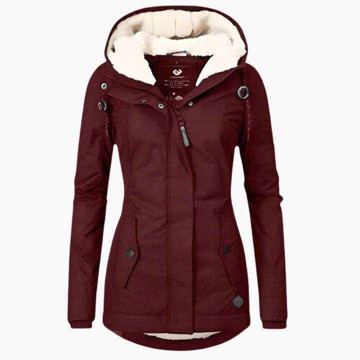 Zaylina - Long Winter Coat with Water-Repellent Finish