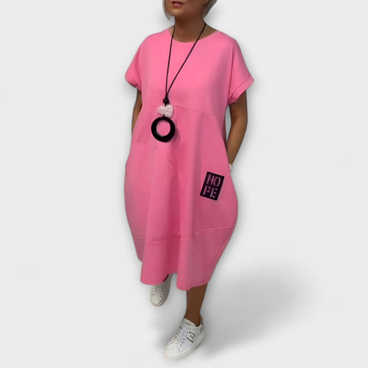Cleo - Chic Short Sleeve Dress