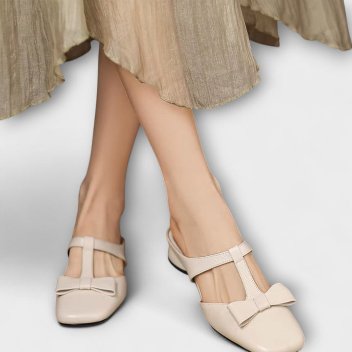 Solenza - Lina Square Toe Slippers