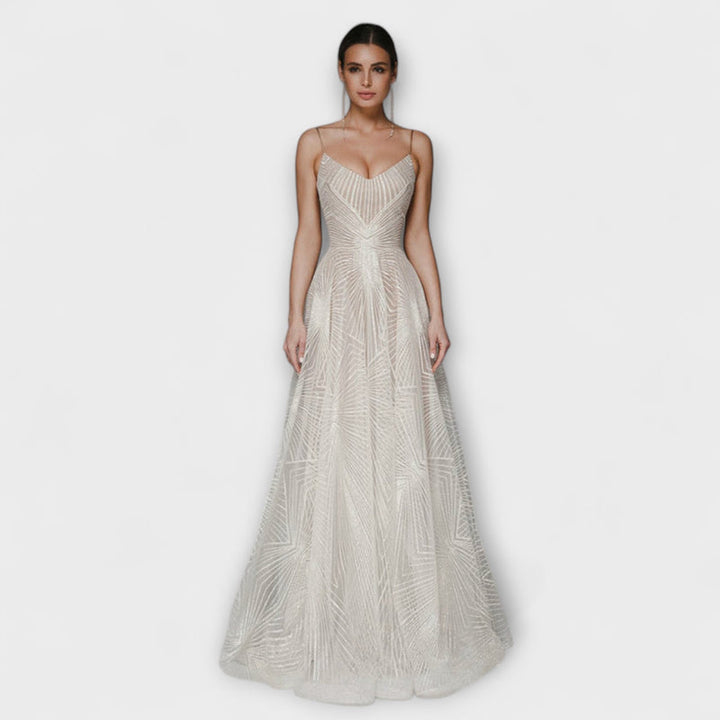 Thalassa - Glittering Full-Length Evening Gown
