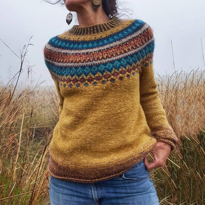 Aroha – Colorful Knitted Sweater