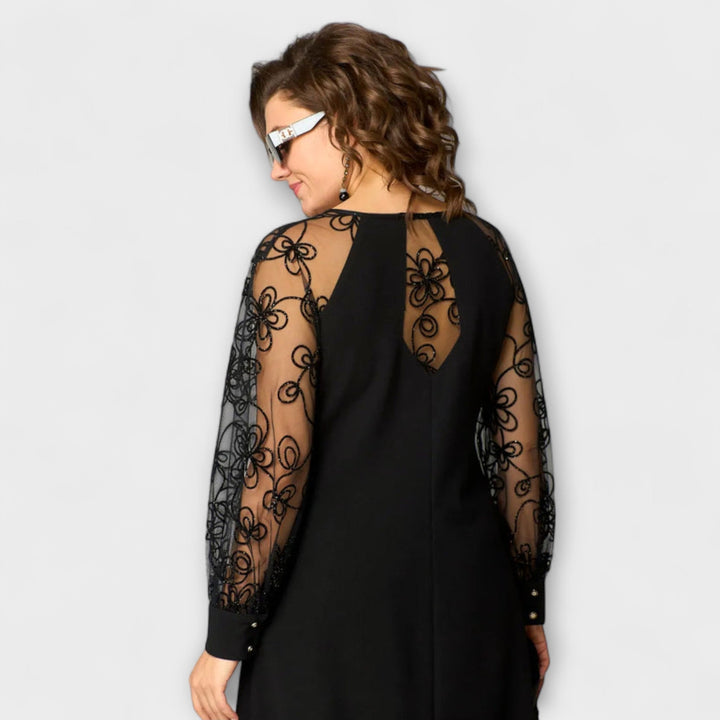 Destiny - Chic Lace Sleeve Dress
