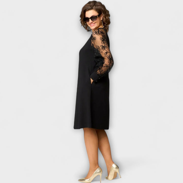 Destiny - Chic Lace Sleeve Dress