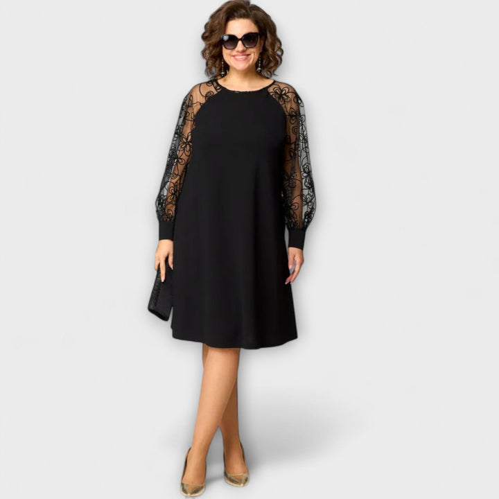 Destiny - Chic Lace Sleeve Dress