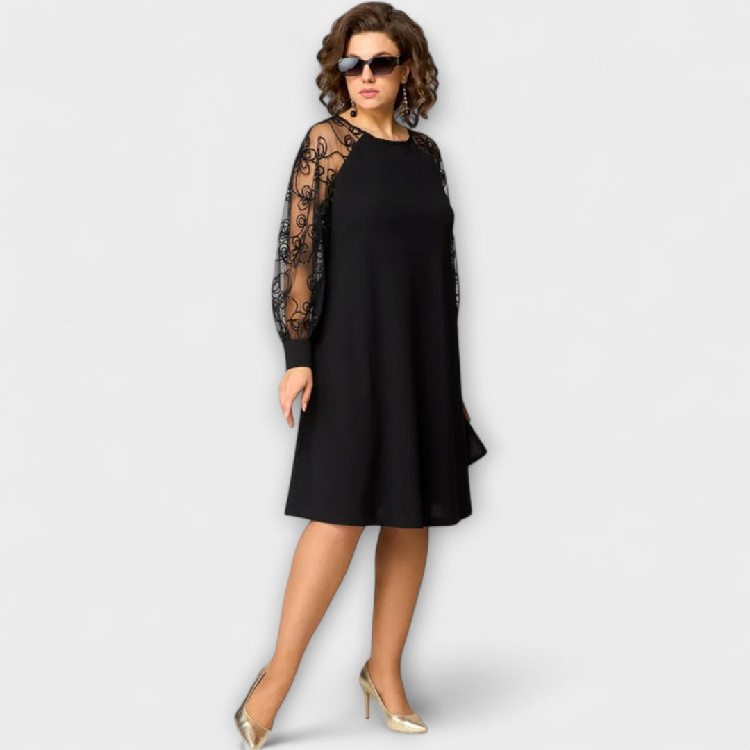 Destiny - Chic Lace Sleeve Dress