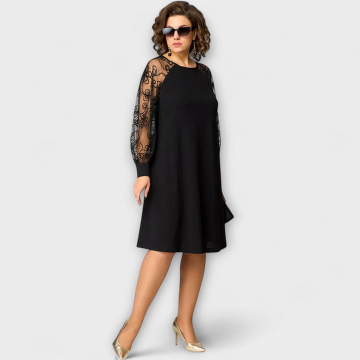 Destiny - Chic Lace Sleeve Dress