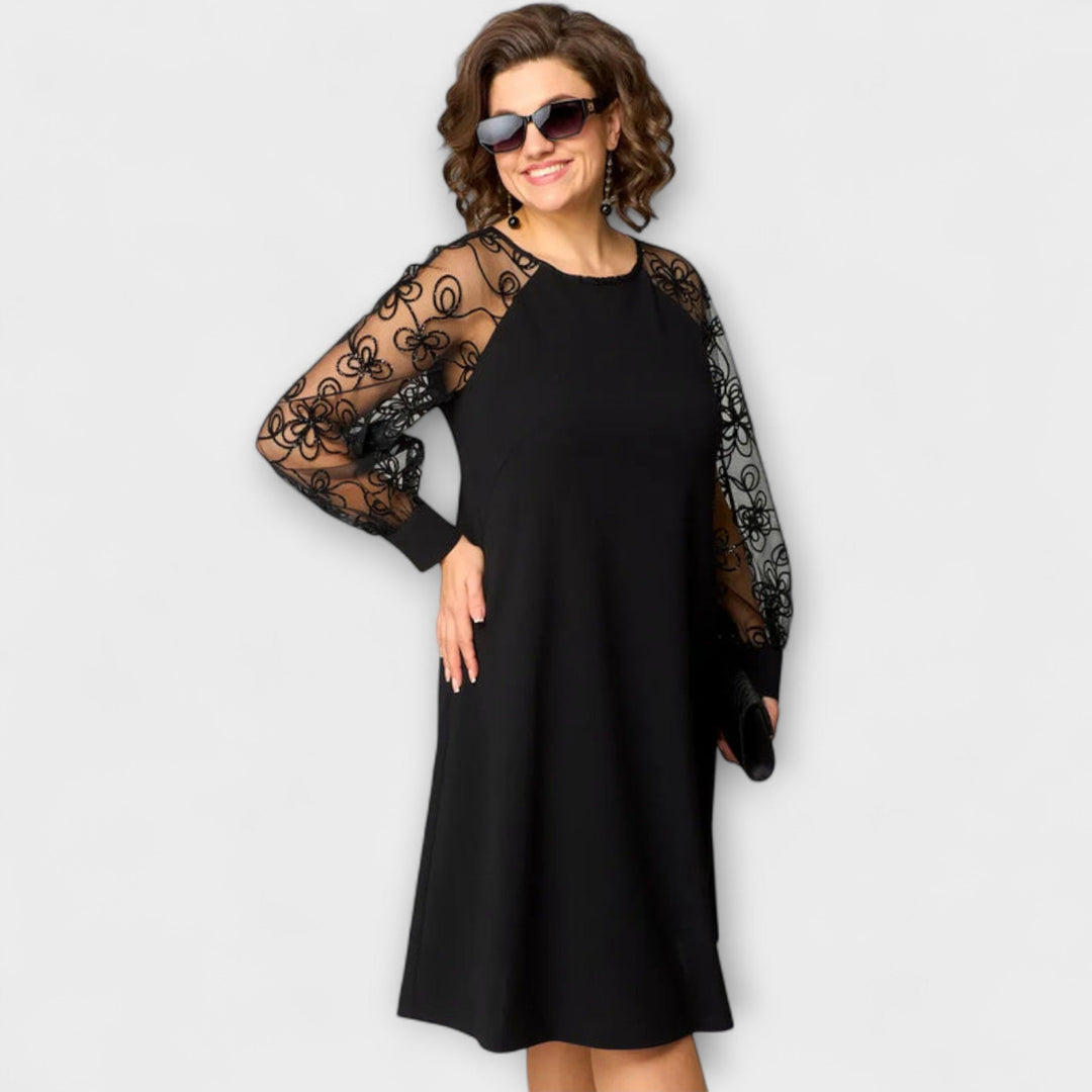 Destiny - Chic Lace Sleeve Dress