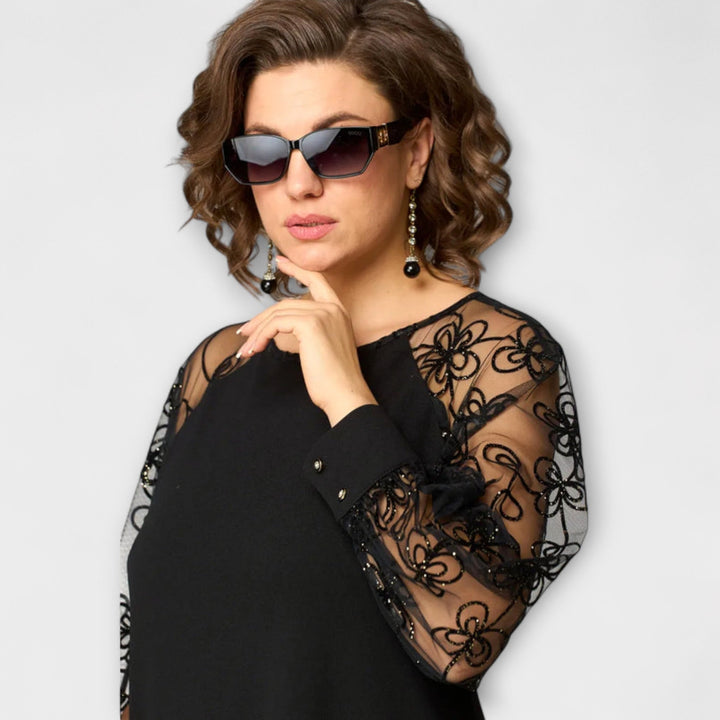 Destiny - Chic Lace Sleeve Dress