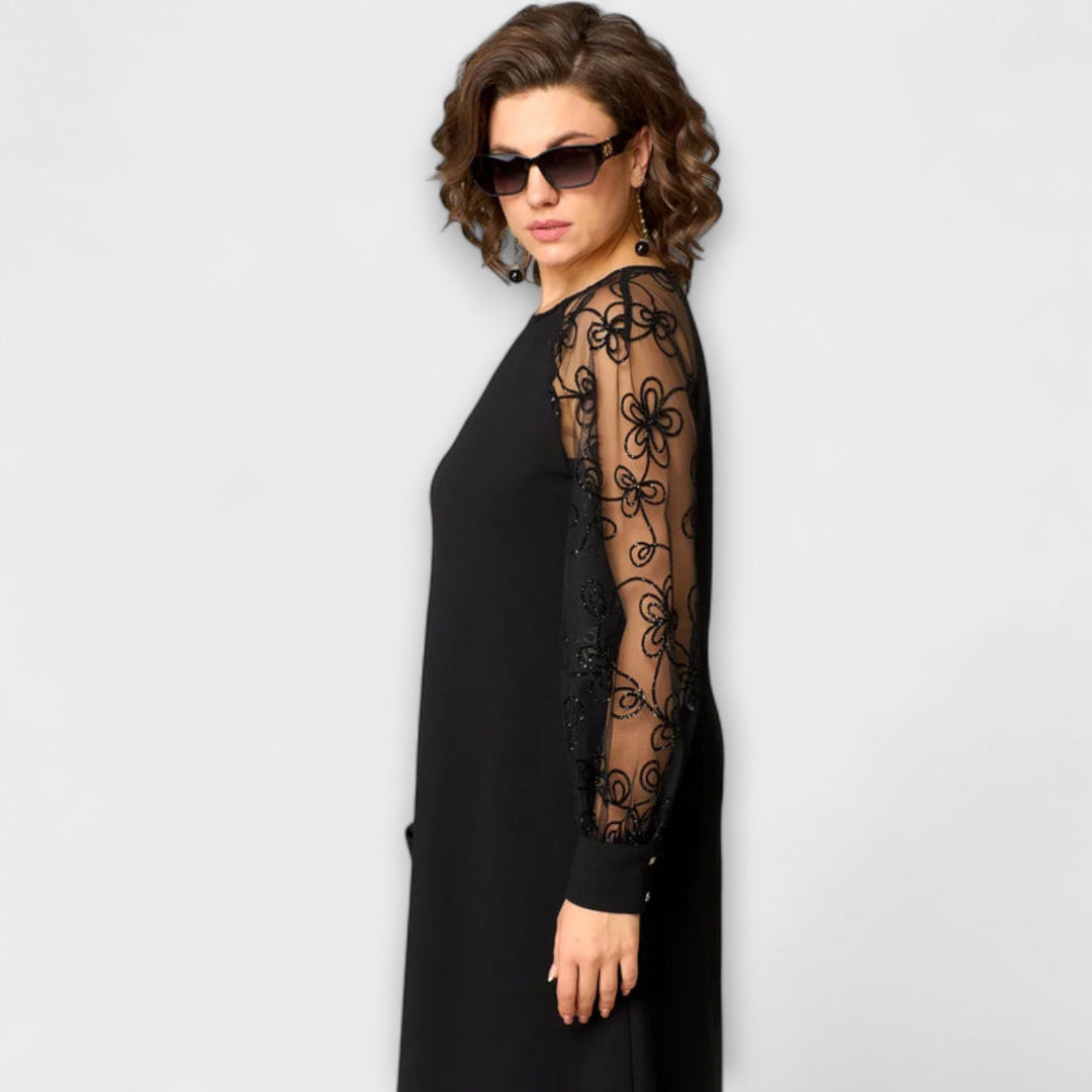 Destiny - Chic Lace Sleeve Dress