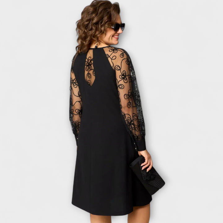 Destiny - Chic Lace Sleeve Dress