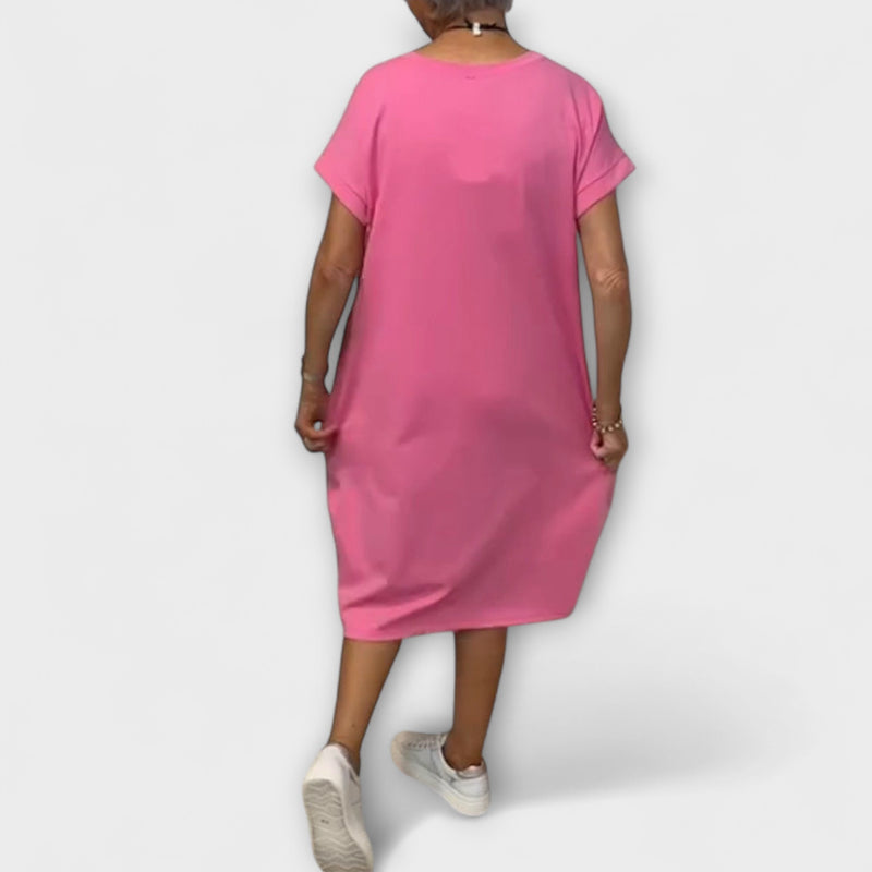 Cleo - Chic Short Sleeve Dress