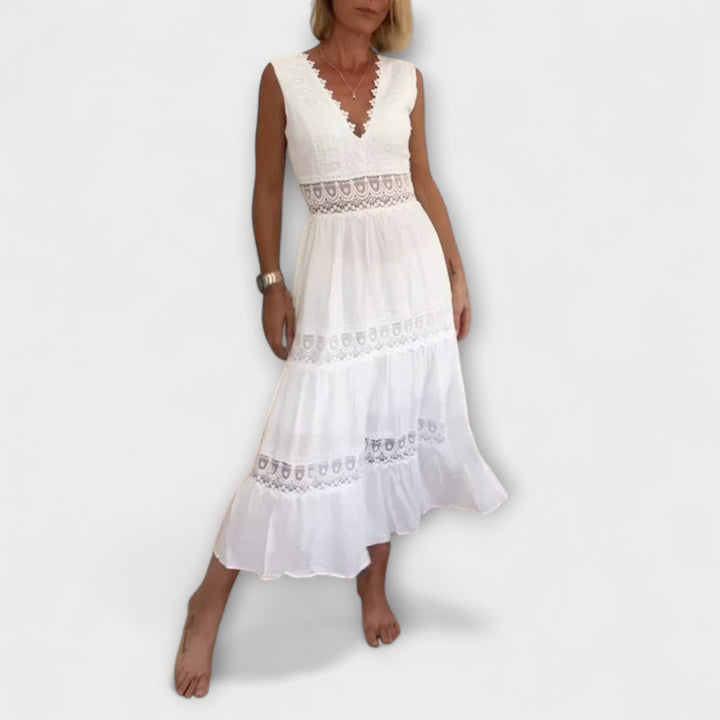 Jolene - Elegant & Breezy Bohemian Robe Dress