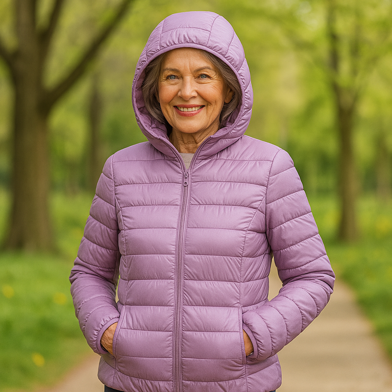Mira – mid-season jacket, lavender