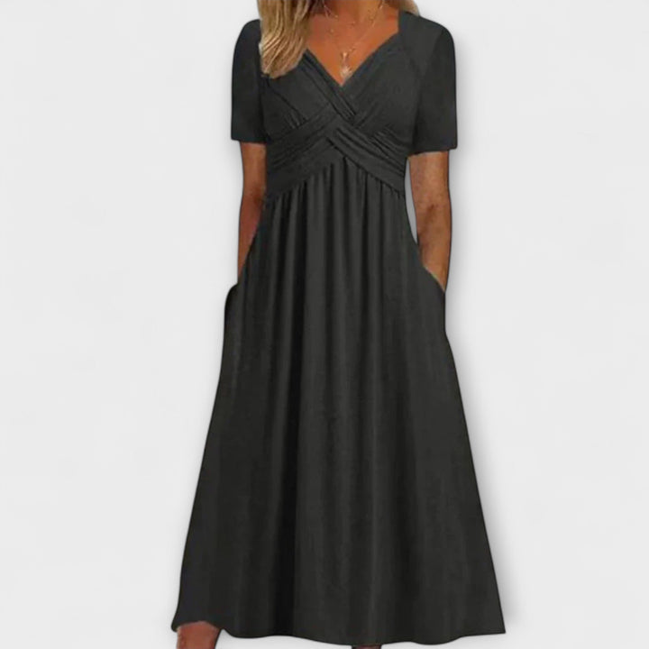 Frances - Elegant and Flattering Sophistication Dress