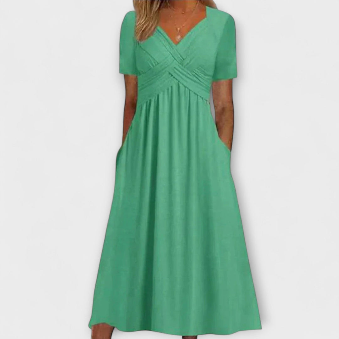 Frances - Elegant and Flattering Sophistication Dress