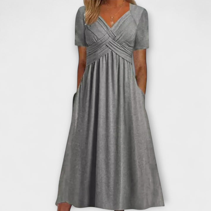 Frances - Elegant and Flattering Sophistication Dress