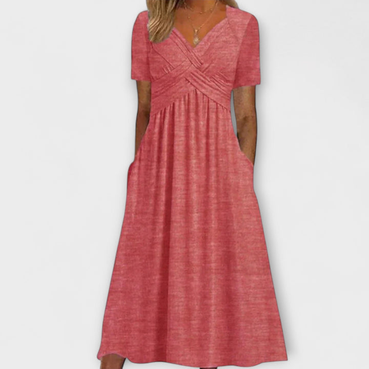 Frances - Elegant and Flattering Sophistication Dress