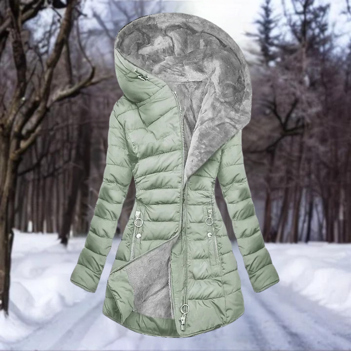 Sienna - Elegant Women's Plush Coat