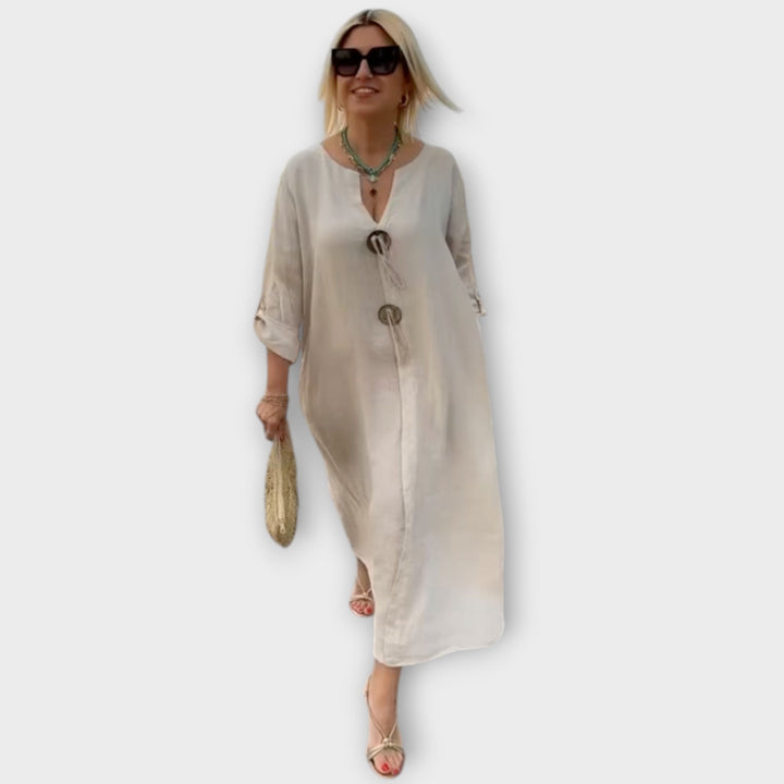 Bess - Chic Relaxed Fit Tunic Dress