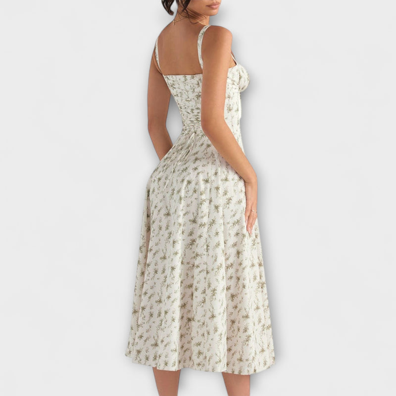 Oakley - Chic French-Inspired Belted Strap Dress